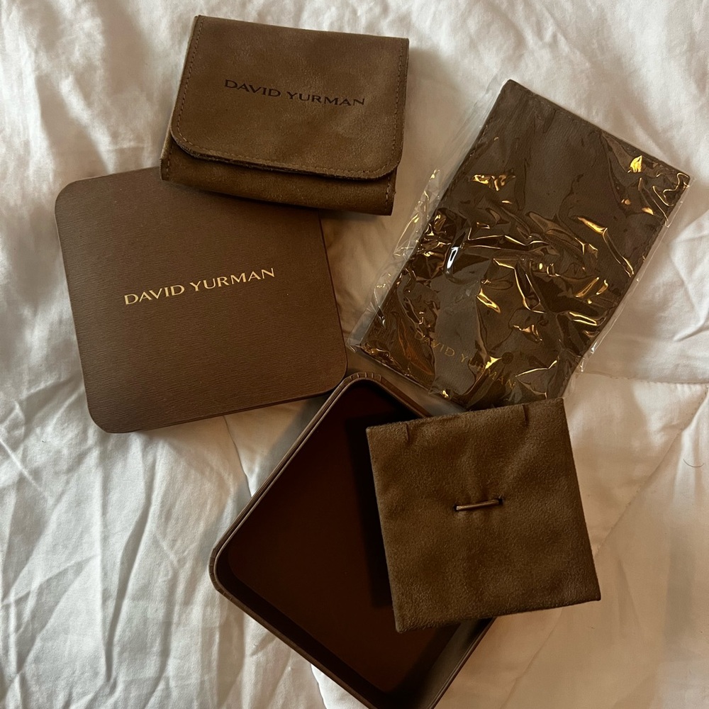 David Yurman Brown Jewelry Packaging Set NO JEWELRY INCLUDED
